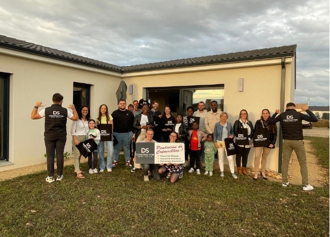 Pendaison de Crémaillère avec DS Construction